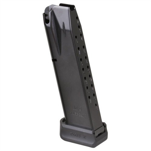 Guadagna capacità aggiuntiva con i caricatori MEC-GAR da 20 colpi per Beretta M9/M92, realizzati in acciaio temperato e dotati di rivestimento anti-frizione.