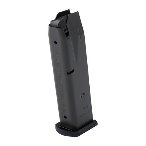 Acquista i caricatori MEC-GAR per Beretta 92FS e M9, con capacità elevata, rivestimento anti-frizione e funzionamento affidabile senza inceppamenti.