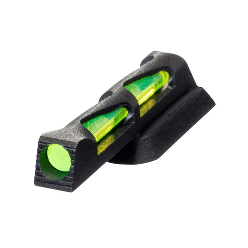 Die HIVIZ LITEWAVE Visierung bietet eine innovative Wellenstruktur für maximale Lichtaufnahme, hohe Haltbarkeit und austauschbare LitePipes in Rot, Grün und Weiss.