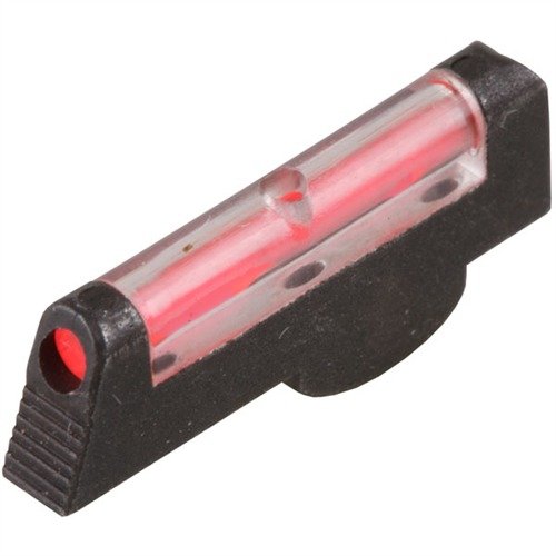 Der HIVIZ OVERMOLDED FRONT SIGHT für S&W Revolver verbessert die Sichtbarkeit in allen Lichtverhältnissen und bietet schnelle Zielerfassung mit einem roten Lichtstab.