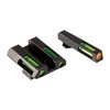 Le mire HIVIZ LiteWave H3™ offrono visibilità eccezionale 24 ore su 24, con dot verdi e un anello arancione per un allineamento rapido e intuitivo.