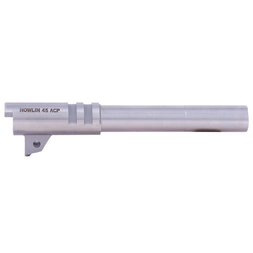 La canna 45ACP in acciaio inossidabile NOWLIN offre precisione massima con tolleranze di .0002" e design pre-tagliato per un facile adattamento e lunga durata.