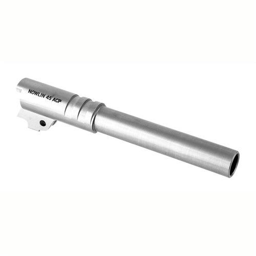 Die NOWLIN 45ACP Edelstahl 1911 Gunsmith Barrel bietet höchste Präzision, ultra-glatte Züge und eine verbesserte Gasdichtung für maximale Leistung und Lebensdauer.