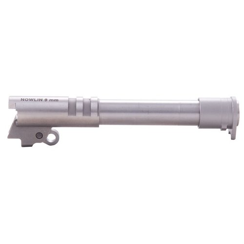 Der 9MM NOWLIN Match-Grade Lauf für 1911 bietet eine einfache Installation, präzise Passform und verbessert die Genauigkeit ohne viel Anpassung.