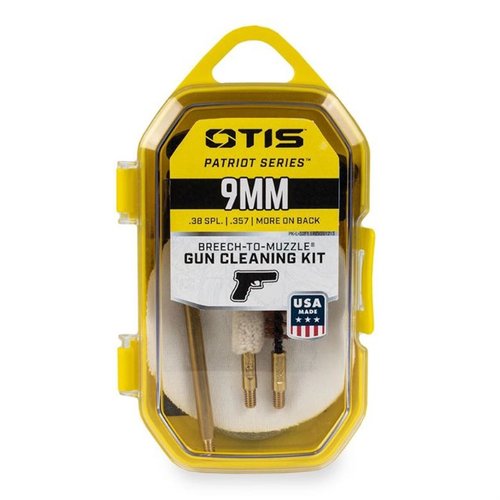 Le kit PATRIOT d'Otis te permet de nettoyer ton arme de manière efficace avec des brosses, des câbles Memory-Flex® et tout dans un étui rigide pratique.