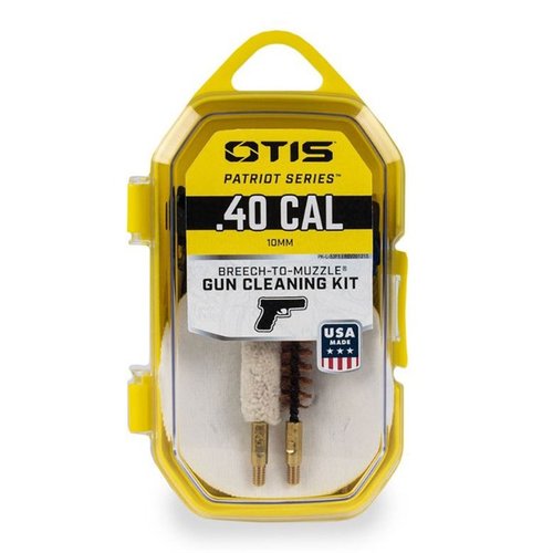 Le kit PATRIOT d'Otis te permet de nettoyer efficacement ton arme avec des accessoires essentiels, tout en étant rangé dans un étui rigide réutilisable.