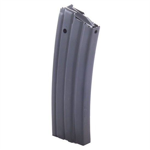 Le chargeur RUGER MINI-14 30RD en acier noir offre une alimentation fiable grâce à son ressort en chrome silicon et un corps en acier traité pour une durabilité maximale.
