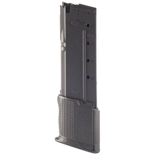 Il caricatore FN FIVE-SEVEN da 30 colpi in polimero leggero aumenta la capacità della tua pistola FN Five-seveN di 10 colpi, con un design ergonomico e resistente.