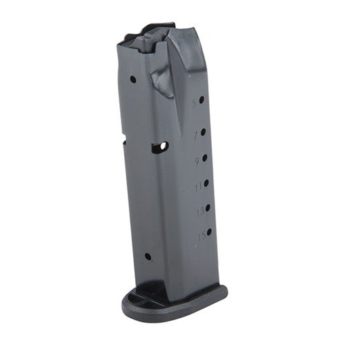 Die S&W 40S&W Magazine von PRO MAG bieten langlebige Stahlkörper, widerstandsfähige Chrom-Silizium-Federn und unzerbrechliche Polymer-Follower für maximale Zuverlässigkeit.
