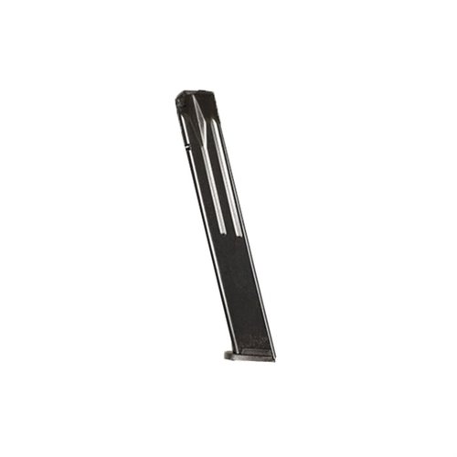 Il caricatore SIG SAUER P320 da 32 colpi in acciaio blu offre una capacità eccezionale, garantendo prestazioni affidabili e durature per il tuo P320.