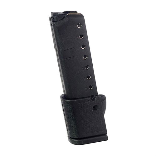 Le chargeur Glock 42® de 10 coups en polymère est robuste, léger, et fabriqué aux USA avec un insert en acier pour une durabilité maximale.
