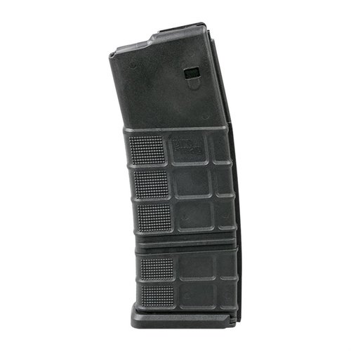 Caricatore AR .308 in polimero, capacità di 30 colpi, compatibile con fucili DPMS e SR-25, costruito con Zytel per durata e resistenza.