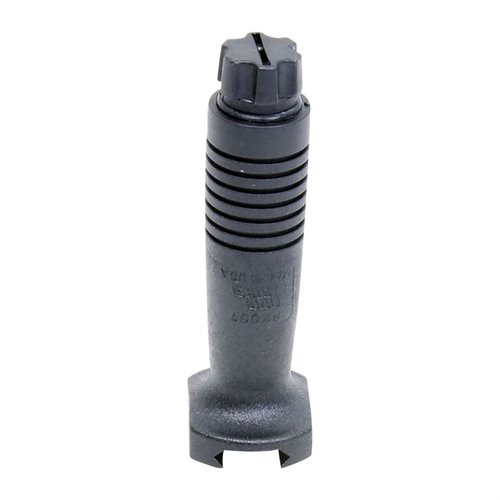 Der AR-15 Swiss Pattern Vertical Foregrip bietet eine schnelle Montage, stabilen Halt und ist aus langlebigem Zytel gefertigt – alles ohne Werkzeug!