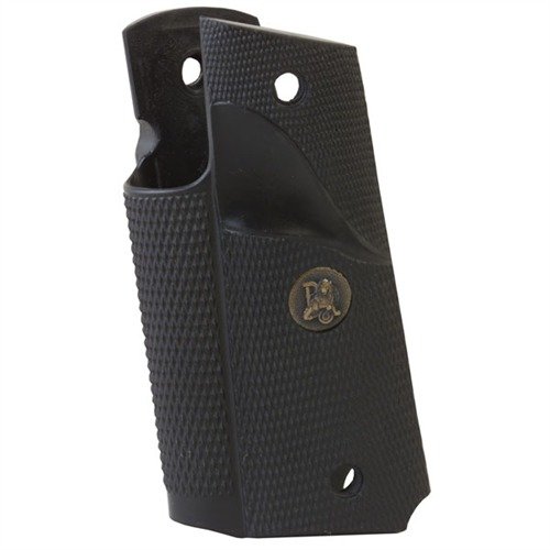 Le COMBAT GRIPS GM-45C di PACHMAYR offrono una maneggevolezza migliorata per ricariche più veloci nei match di tiro, con lati piatti e senza thumbrest.