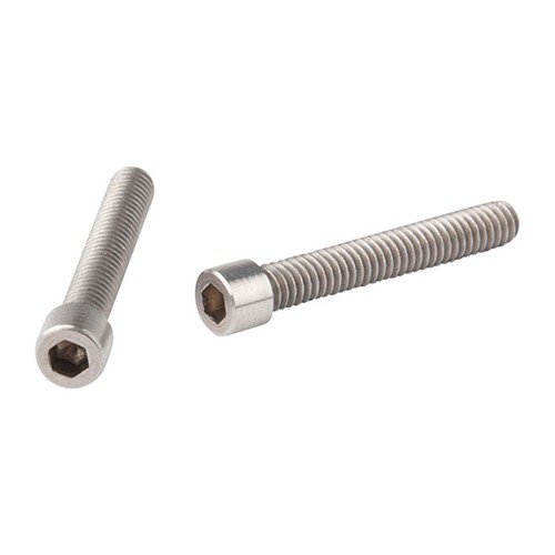 Les vis à tête Allen en acier inoxydable Power Custom sécurisent le canon au récepteur de ton Ruger® 10-22® avec un V-Block. 2 vis et clé Allen 5/32" incluses.