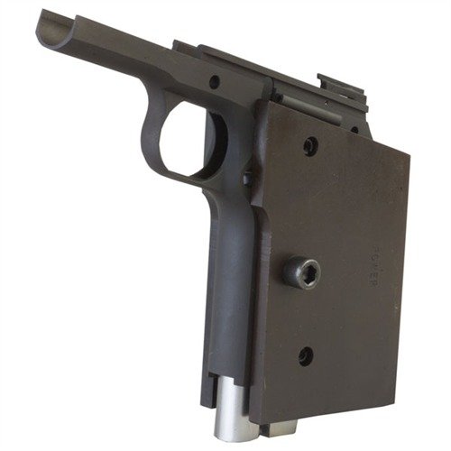 Il sistema di supporto per il telaio 1911 previene danni durante le modifiche, offre supporto regolabile e guida per stippling, adattandosi a tutti i telai 1911.