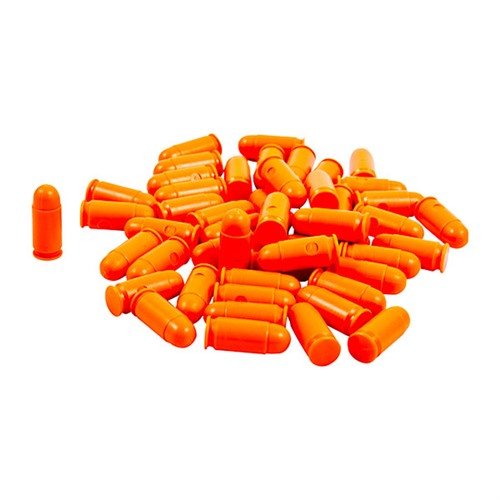 Die SAF-T-TRAINERS Dummy-Rounds in leuchtendem Orange sind perfekt für dein Training. Sie verhindern Verwechslungen mit echten Patronen und sind ideal für Immediate Action-Übungen.