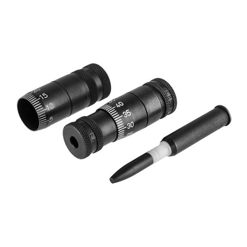 Le PRECISION MIC de RCBS te permet de régler précisément tes dies de redimensionnement pour un shoulder bump parfait, avec un outil de profondeur de balle inclus.
