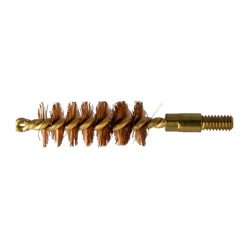 Die Sinclair Bronze Bore Brush ist grösser als der Laufdurchmesser, passt perfekt und reinigt effektiv dank der geschlossenen Schlaufe am Ende.