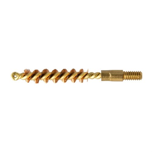 Die Sinclair Bronze Bore Brush für 22 Kaliber ist grösser als der Laufdurchmesser, passt perfekt und reinigt gründlich dank der geschlossenen Schlaufe.