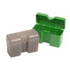Die FLIP TOP RIFLE AMMO BOX von MTM CASE-GARD ist robust, wasserfest und hat eine 25-jährige Garantie auf das Scharnier – perfekt für deine Munition!
