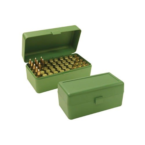 Die FLIP TOP RIFLE AMMO BOX von MTM CASE-GARD bietet langlebigen Schutz für deine Munition, ist leicht zu handhaben und hat eine 25-jährige Garantie auf die mechanischen Scharniere.