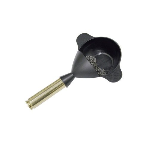 Le POWDER PAL FUNNEL PAN de LYMAN est super pratique pour peser tes charges, car il fait à la fois pan de balance et entonnoir.