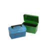 La HANDLE CARRY RIFLE AMMO BOX di MTM CASE-GARD offre protezione eccellente per le munizioni, maniglia pieghevole e design impilabile per un trasporto facile.