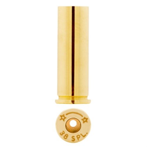Starline 38 SPECIAL BRASS bietet dir höchste Qualität für präzise Schüsse. Ideal für Handgun-Schützen, verpackt in 100 Stück Beuteln.