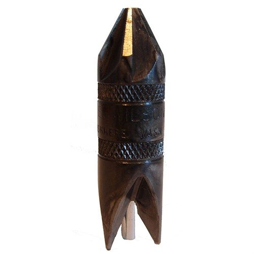.17 à .45 CAL Chamfer & Deburring Tool de L.E. WILSON, outil double face pour ébavurer et chanfreiner les douilles, compatible avec les perceuses.