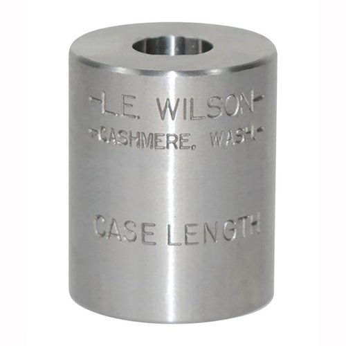 Der L.E. Wilson Case Length Gage ist ein präzises, einteiliges Werkzeug, das dir hilft, die Länge deiner Rifle- und Pistolencases ohne Schulter zu überprüfen.