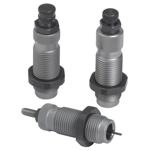 Le jeu de 3 dies en carbure RCBS pour 44 MAG/44 SPECIAL te permet de recharger sans lubrification, avec un die de mise en forme et un die de sertissage précis.