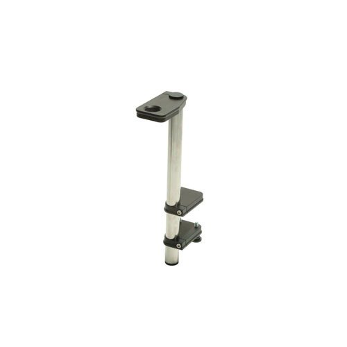 Il supporto per misuratori di polvere SINCLAIR è regolabile in altezza, portatile e realizzato in acciaio inox, ideale per il tiro e la ricarica in movimento.