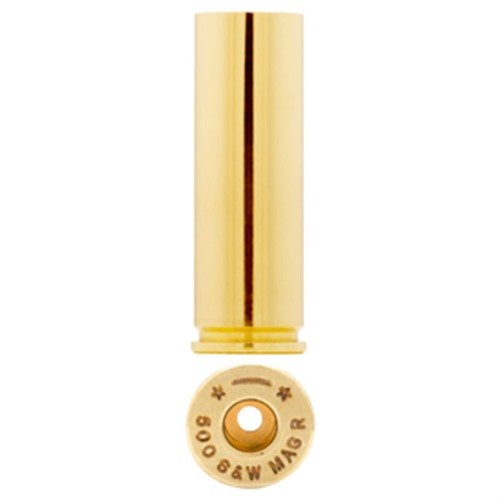 La cartuccia 500 S&W Magnum Brass di Starline è realizzata con materiali di alta qualità, ideale per i tiratori esperti, confezionata in sacchetti da 100.