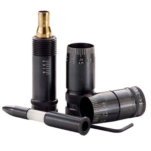 Il Precision Mic Cartridge Headspace Tool RCBS consente di regolare con precisione i dies di dimensionamento, misurando il set back della spalla e includendo un attrezzo per la profondità di caricamento.