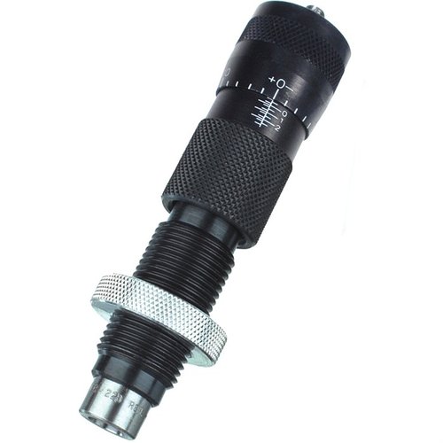 Le die Forster Ultra Micrometer offrono una regolazione micrometrica precisa per la profondità di seduta dei proiettili, garantendo colpi concentrici e facili cambi.