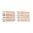 SINCLAIR INTERNATIONAL BRONZE RIFLE BORE BRUSH, 6.5MM, 8-32M, 12 PACK