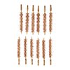 Il pacco da dozzina di spazzole in bronzo per fucile calibro 375 è ideale per una pulizia efficace, con filettatura 8-32M per un uso versatile e duraturo.