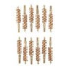 Ce pack de 12 brosses en bronze pour pistolets est parfait pour un nettoyage efficace de tes armes de calibres 9MM, 38 et 357, avec un filetage 8-32M.