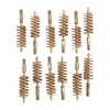 Ce pack de 12 brosses en bronze pour pistolet de calibre 44/45 est parfait pour un nettoyage efficace, avec un filetage 8-32M pour une utilisation facile.