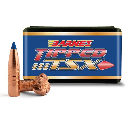 Les balles TIPPED TSX® 30 CAL (.308") offrent une expansion rapide, une rétention de poids maximale et une précision exceptionnelle grâce à leur conception en cuivre.