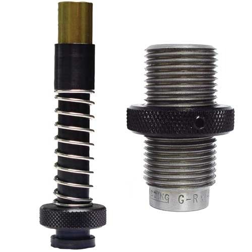 Il die Push Thru GRX Redding per 40 S&W elimina completamente le bulges alla base della cartuccia, ripristinando la brass per un uso sicuro e affidabile.