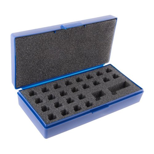 Il nostro Comparator/Bump Gage Kit Case offre uno spazio organizzato per il Sinclair Comparator/Bump Gage Tool Body e fino a 24 inserti, mantenendo tutto in ordine.