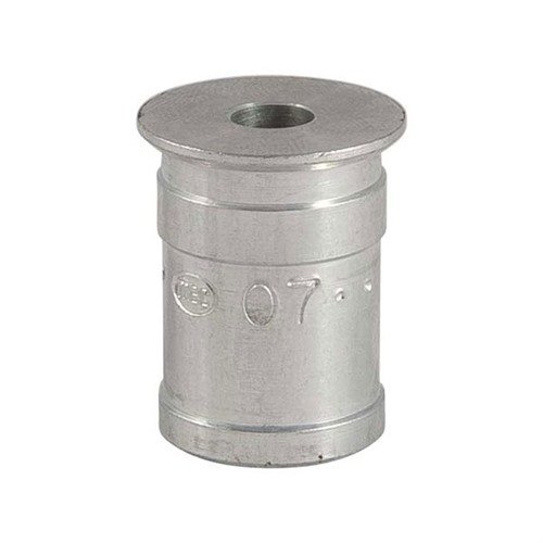 I bushing MEC offrono un volume unico per regolare il carico di polvere delle tue munizioni, assicurando precisione e accuratezza con l'uso di una bilancia.