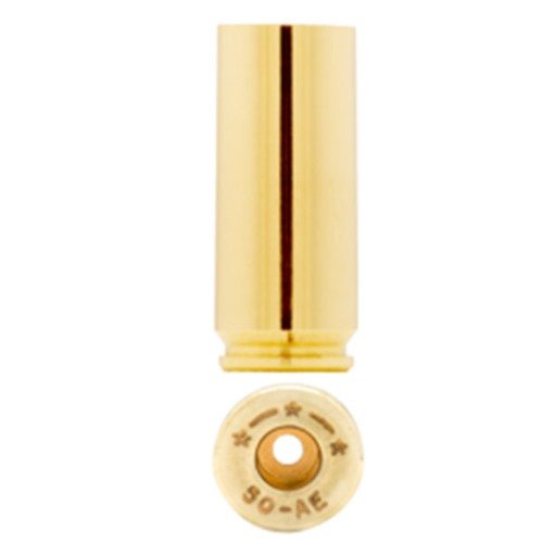 Starline 50 Action Express Brass bietet dir hochwertige, gerade Wandpatronen, die von Top-Schützen geschätzt werden. Verpackt in 100er Beuteln.