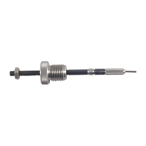 Améliore tes dies avec le Deluxe Carbide Expander/Decap Rod de Lyman, qui réduit l'étirement des douilles et prolonge leur durée de vie grâce à son bouton en carbure.