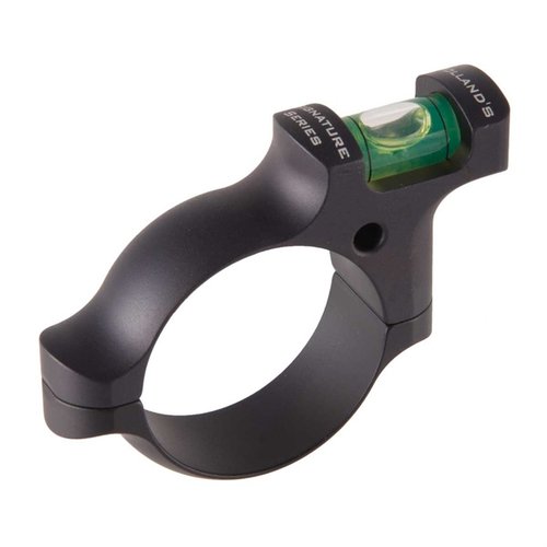 Il livello per ottiche Holland's Signature Series offre un design elegante, elimina errori di canting e si fissa facilmente come un anello per ottica tradizionale.