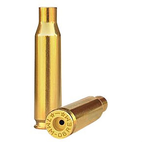 La cartuccia Starline 7MM-08 Remington offre componenti di alta qualità per ricariche, con dettagli accurati e possibilità di più ricariche, disponibile in sacchetti da 100.