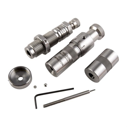 Le kit de dies L.E. Wilson pour le .223 Remington offre un redimensionnement précis et un contrôle optimal de la profondeur de siège, pour des munitions de qualité.
