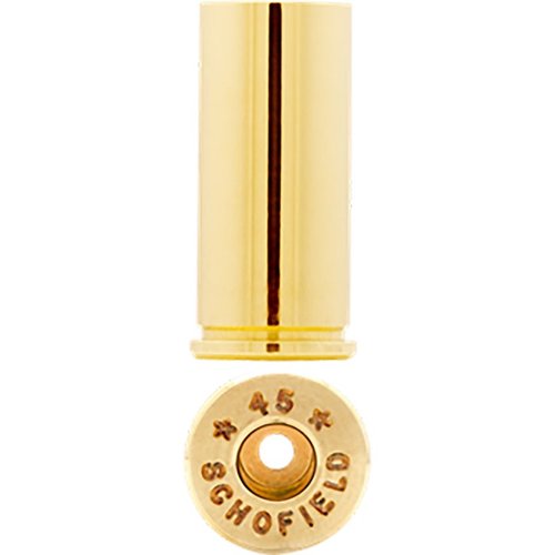 Die 45 S&W Schofield Brass von Starline bietet höchste Qualität, ideal für präzise Schüsse mit weniger Innenvolumen und perfekter Passform für deine Waffe.